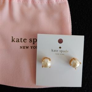 Kate Spade pearl studs